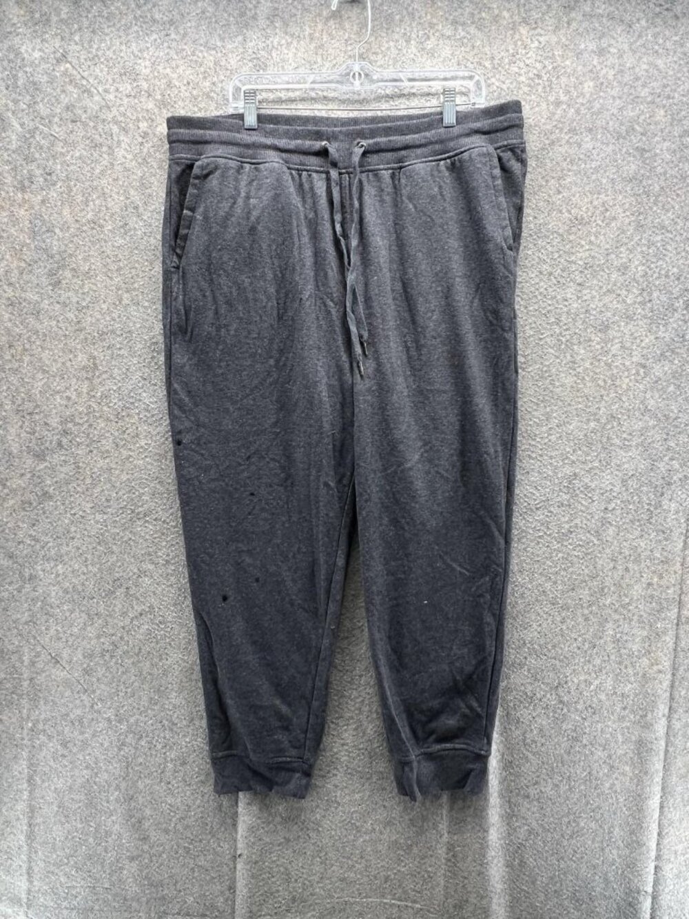 Orvis Sweatpants Men XL Gray Classic Collection Terry Elastic Waist Pockets